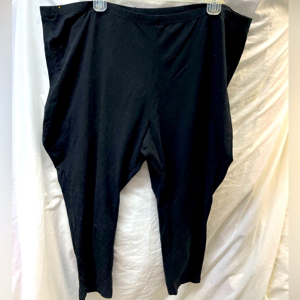 Ellos stretchy Black skinny leg Pants ladies sz 5x 3/6/5